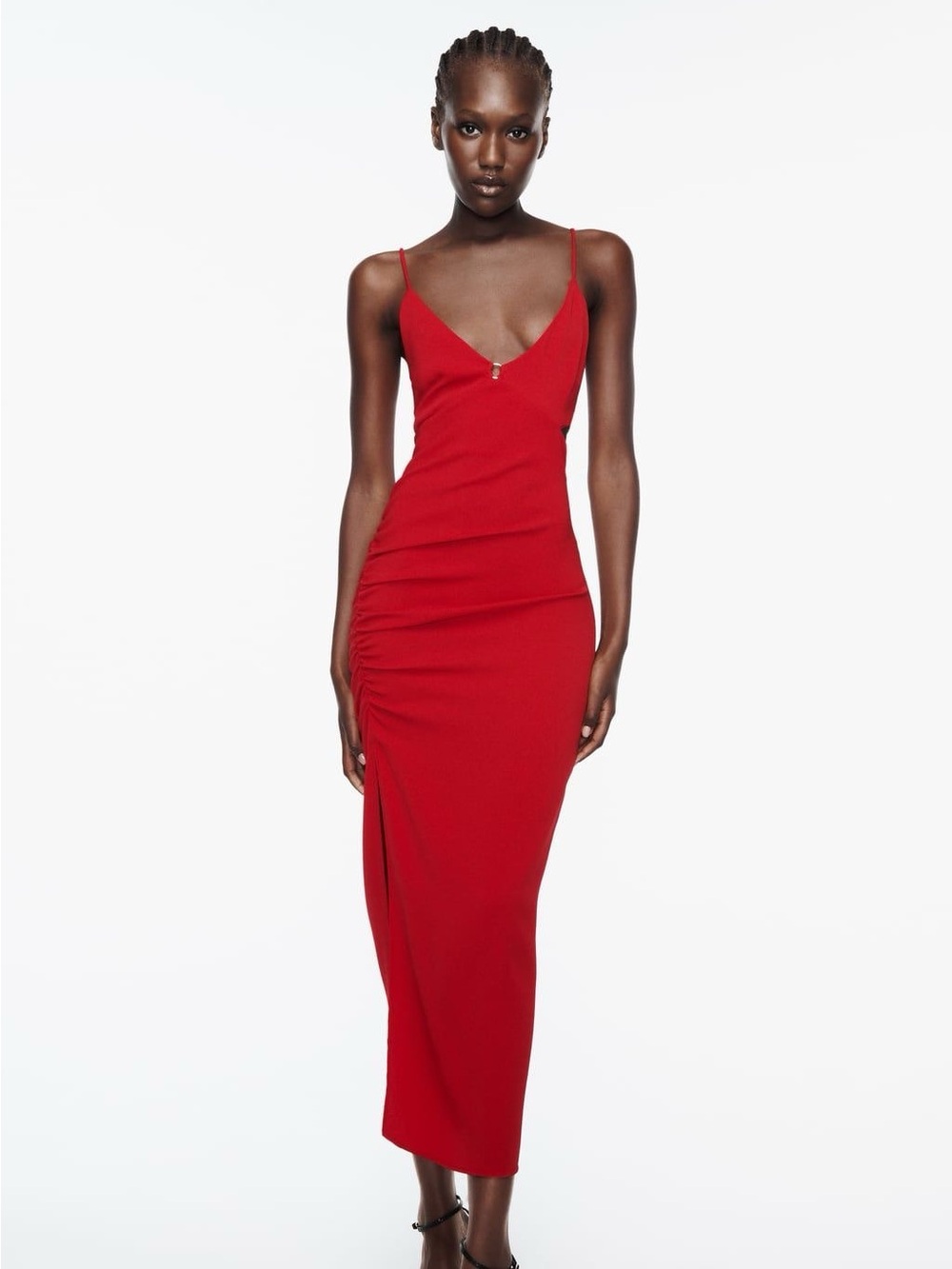 Zara Red Dress , never Worn, no tag